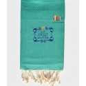 Serviette de plage personnalisée le petit hotel Fouta Tunisia - 9