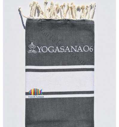 Serviette de plage brodée pour yoga Fouta Tunisia - 8
