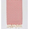 Serviette de plage papillon rouge