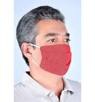 Masque de protection rouge