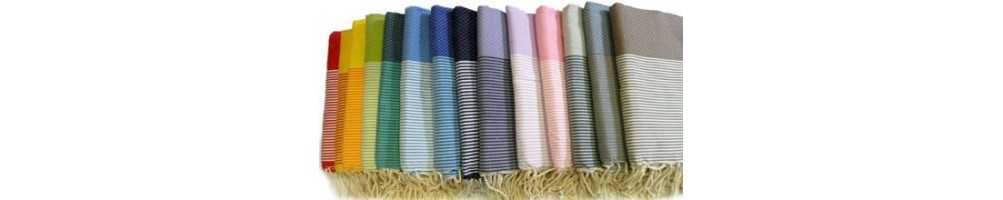 fouta nid d'abeille | serviette de plage 100x200 xm